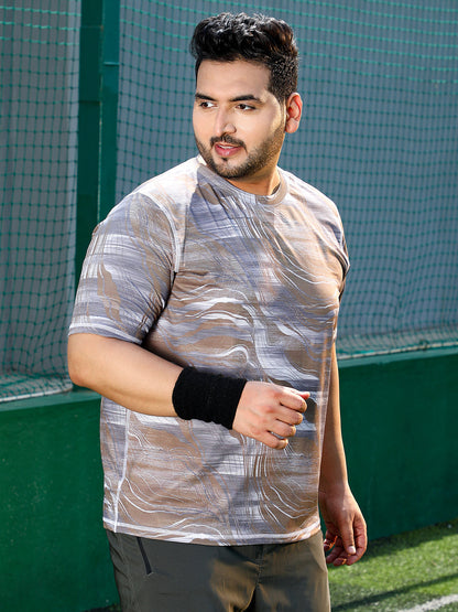 Lined-Dye Activewear T-Shirt