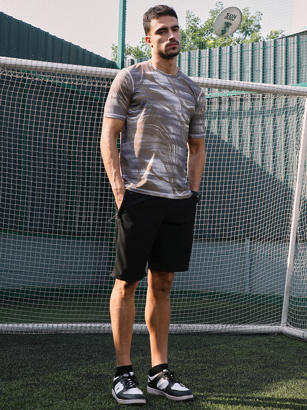 Lined-Dye Activewear T-Shirt