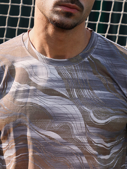 Lined-Dye Activewear T-Shirt