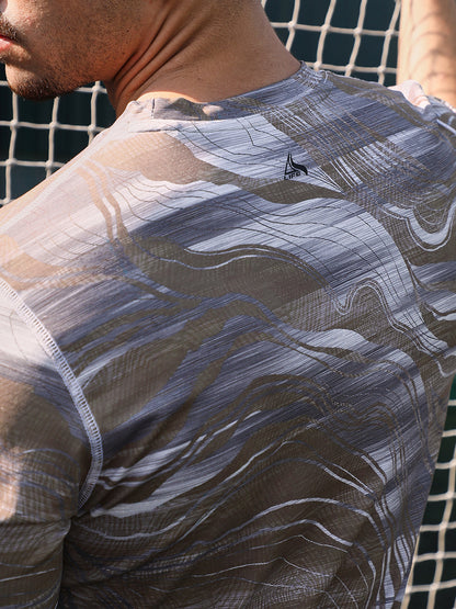 Lined-Dye Activewear T-Shirt
