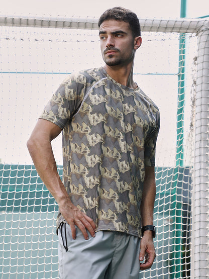 Flow-Lined Activewear T-Shirt