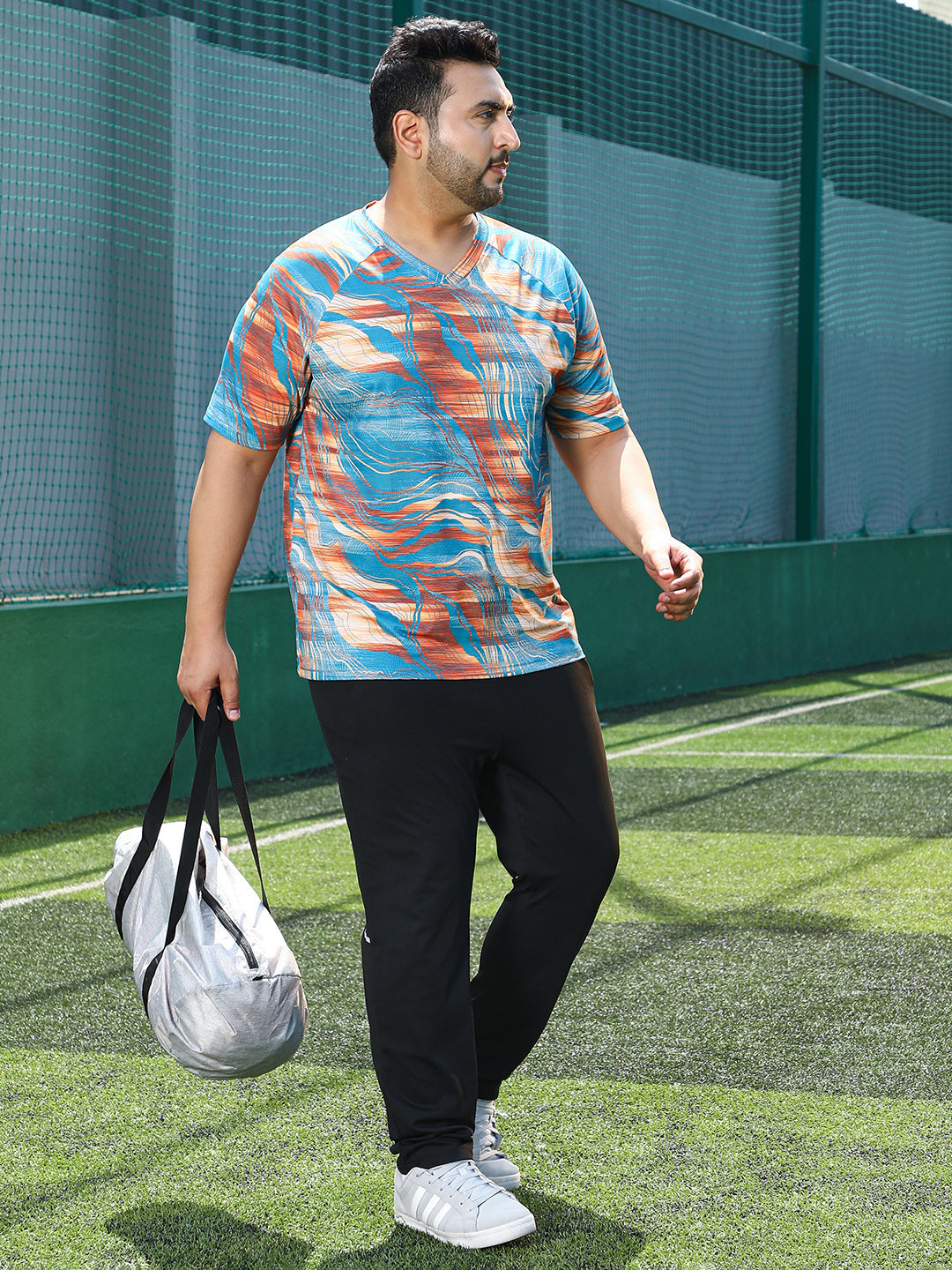 Lined-Dye Activewear T-Shirt