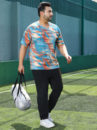 Lined-Dye Activewear T-Shirt