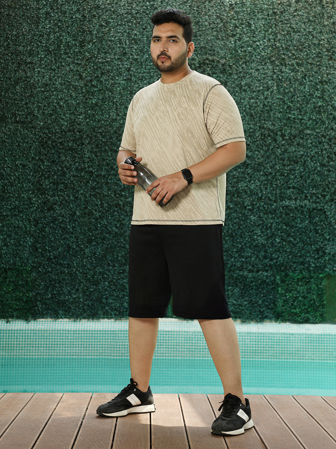 Plash-Imprint Activewear T-Shirt