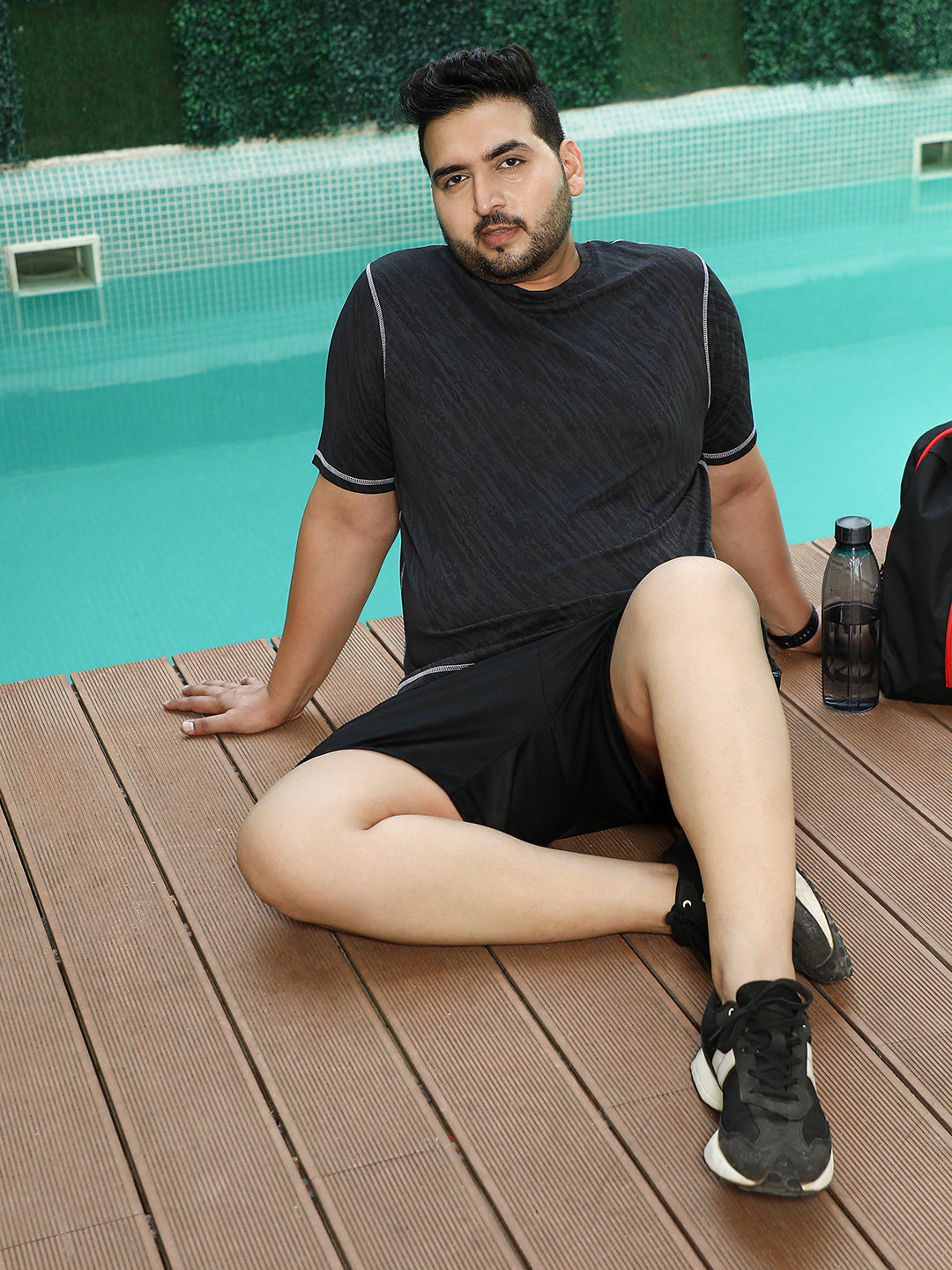 Plash-Imprint Activewear T-Shirt