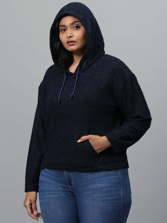 Solid Stylish Casual Sweatshirt