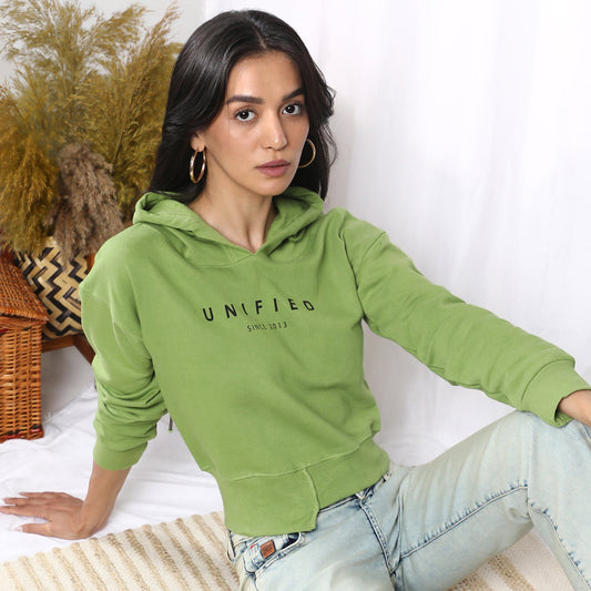 Unified Cropped Sweatshirt