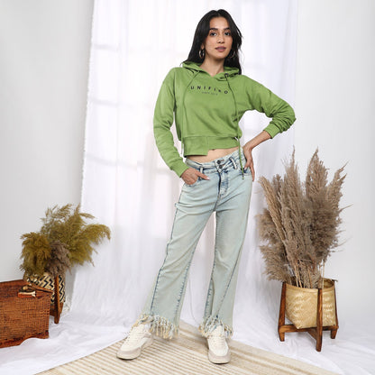 Unified Cropped Sweatshirt