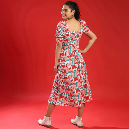 Roses Midi Dress
