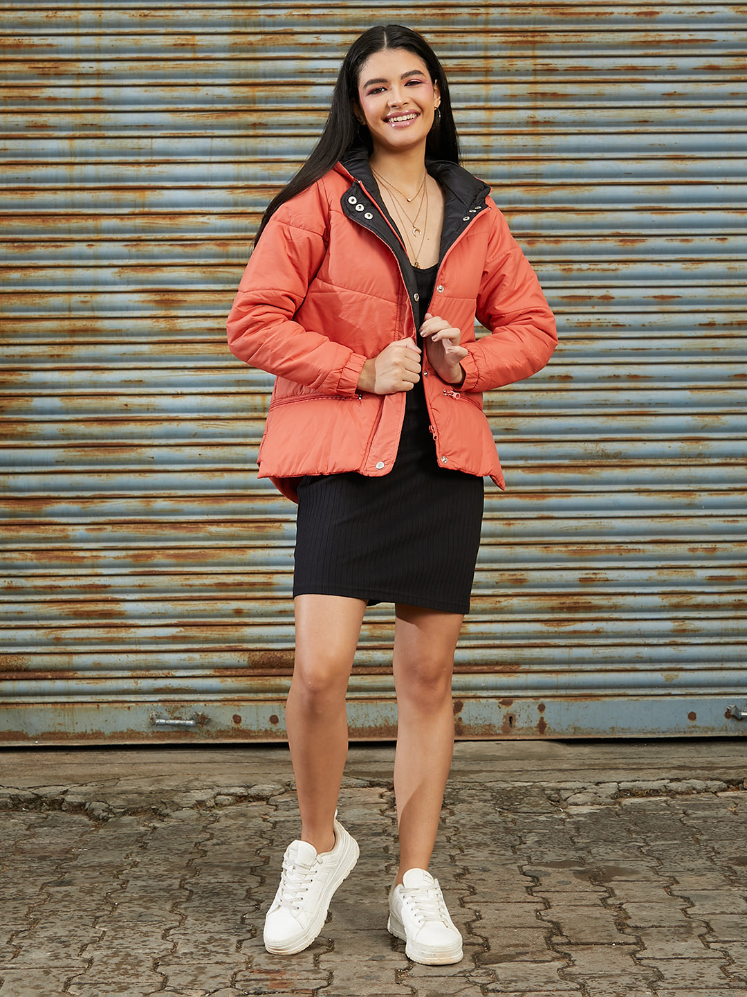 Boxy Quilted Puffer Jacket