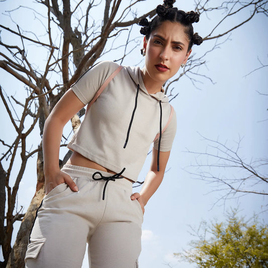 Contrast Piping Co-Ord Set