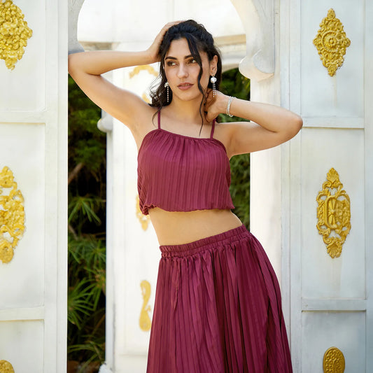 Pleated Co-Ord Set