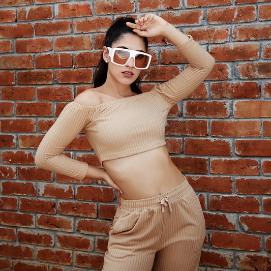 SOLID BEIGE CO-ORDS SET