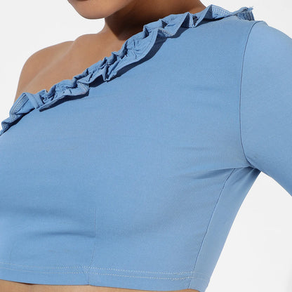 Ruffle-Lined Co-Ord Set