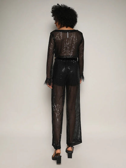 Sheer Sequin Co-Ord Set