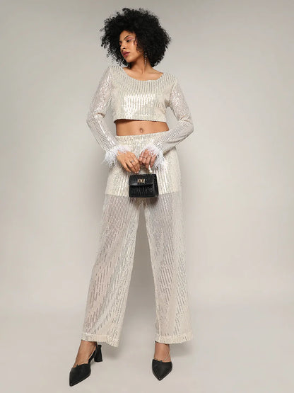 Sheer Sequin Co-Ord Set