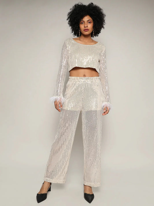 Sheer Sequin Co-Ord Set