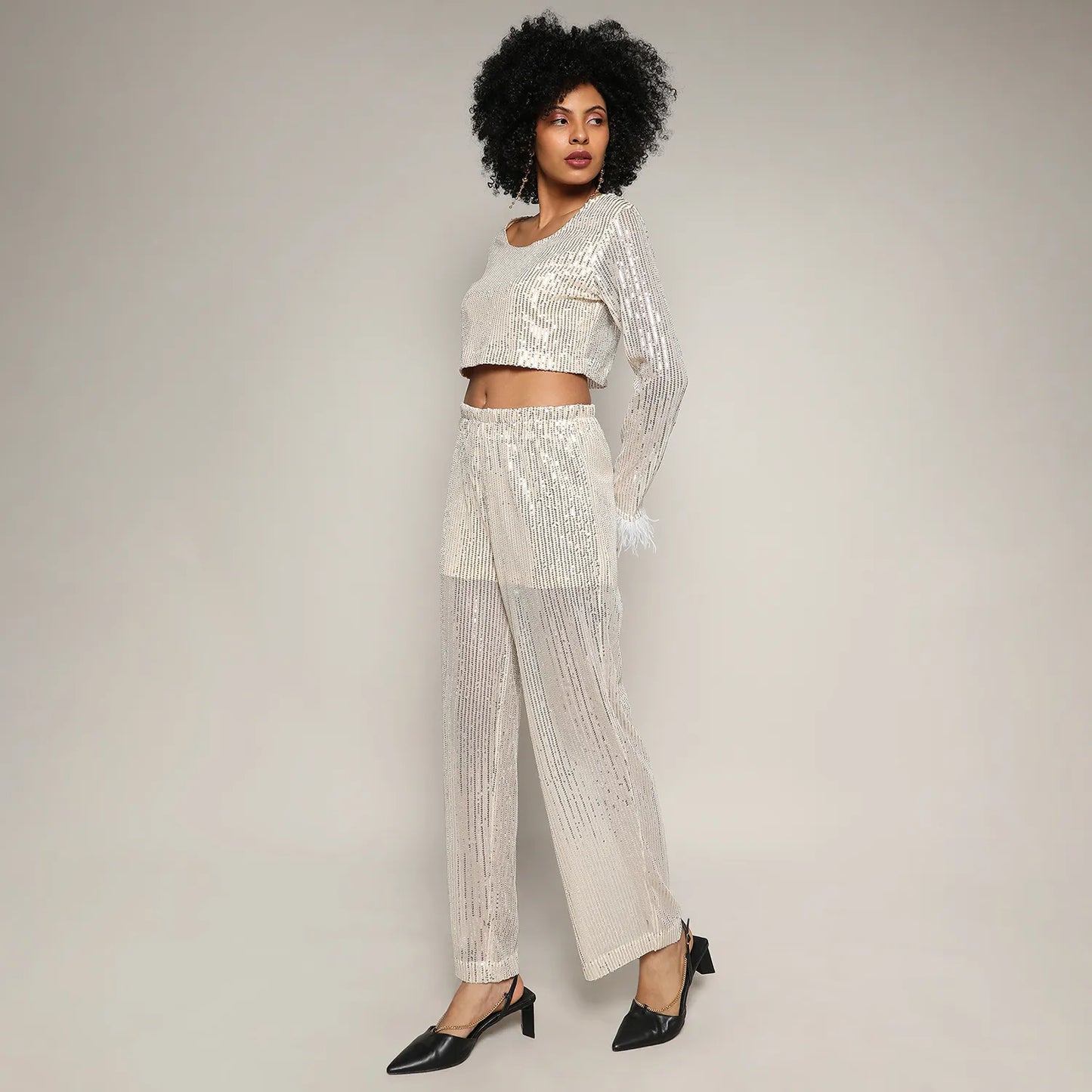 Sheer Sequin Co-Ord Set