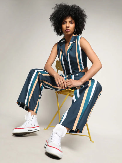 Striped Vest Co-Ord Set
