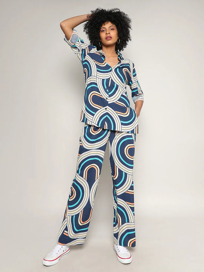 Contrast Lined Co-Ord Set