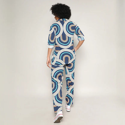 Contrast Lined Co-Ord Set