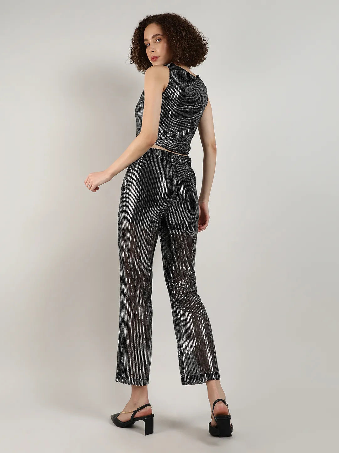 Sequin Vest Co-Ord Set