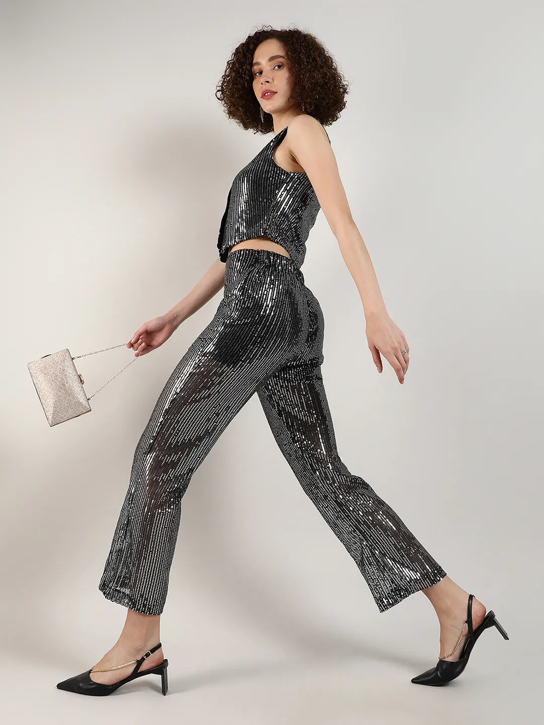 Sequin Vest Co-Ord Set