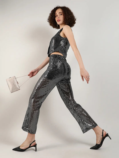 Sequin Vest Co-Ord Set