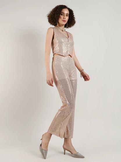 Sequin Vest Co-Ord Set
