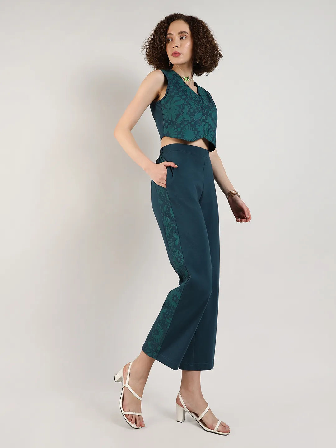 Flora Vest Co-Ord Set