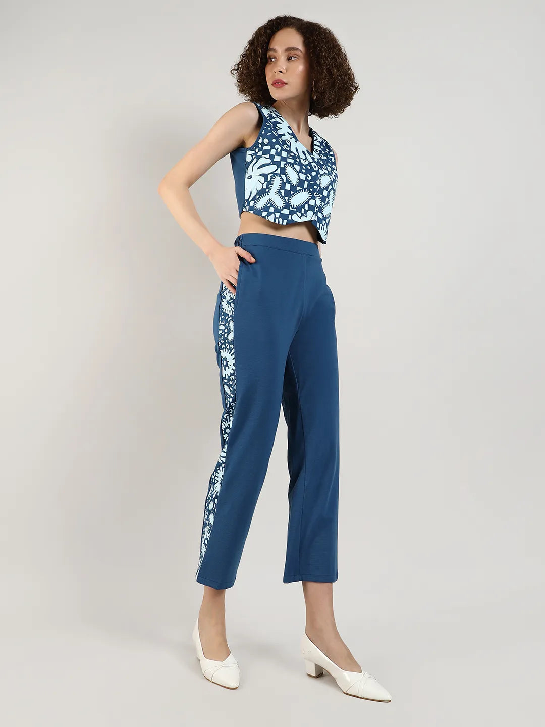 Flora Vest Co-Ord Set