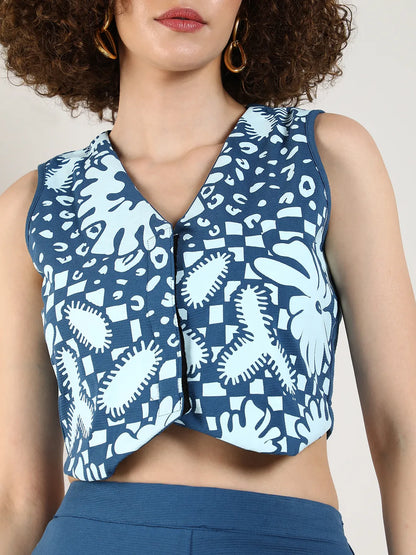 Flora Vest Co-Ord Set