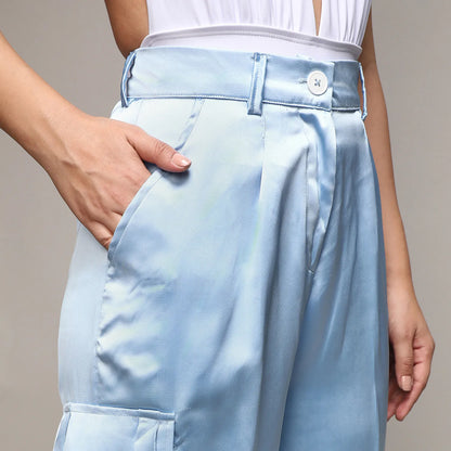 Boxy Satin Co-Ord Set