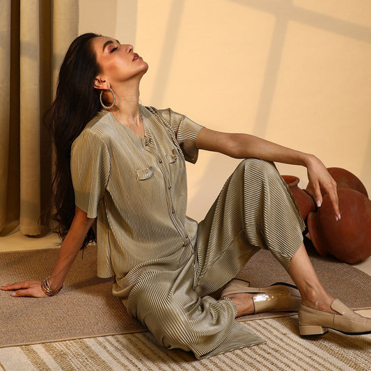 Pleated Co-Ord Set