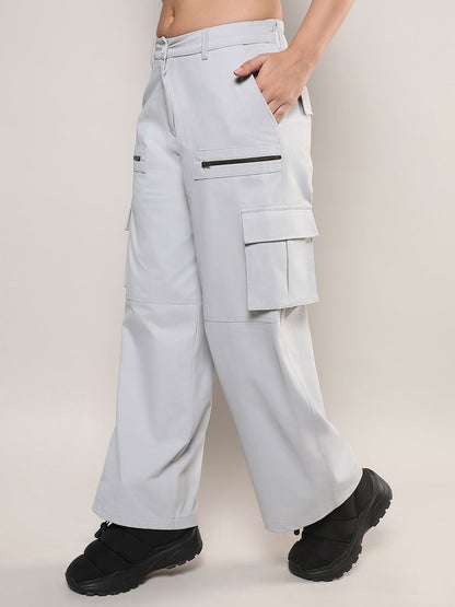 Straight Fit Cargo Trousers