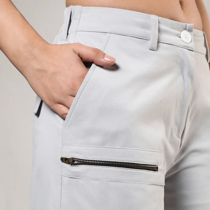 Straight Fit Cargo Trousers