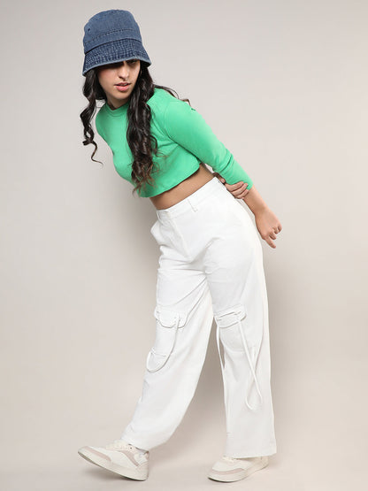 Solid Cargo Trousers