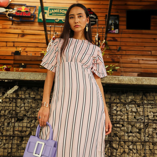 Club Striped Dress