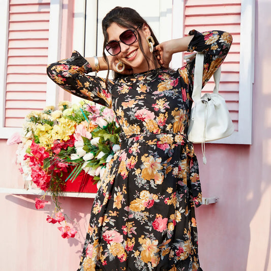 Floral Midi Dress