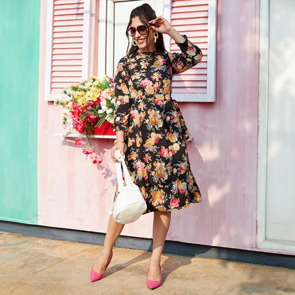 Floral Midi Dress