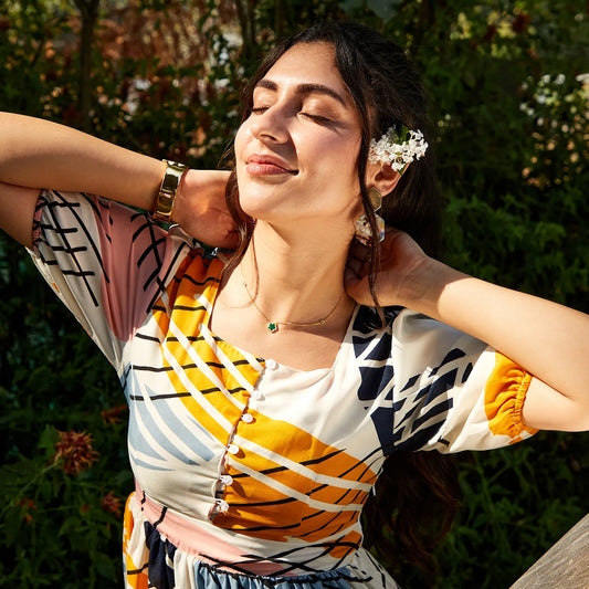 Botanical Midi Dress