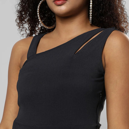 Asymetrical Midi Dress