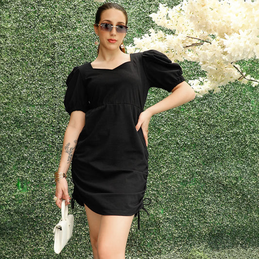 Ruched Mini Dress