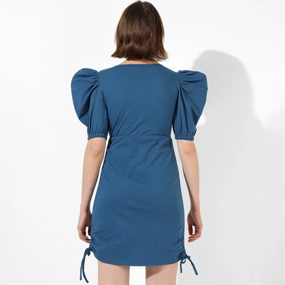 Ruched Mini Dress