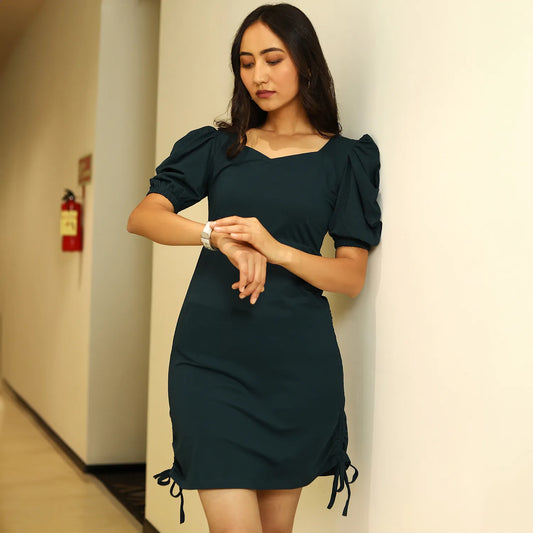 Ruched Mini Dress