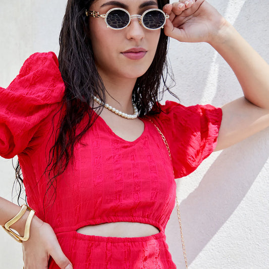 Cutout Midi Dress
