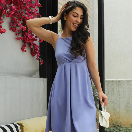 Cut-Out Tie-Up Dress