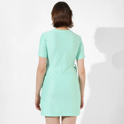 Cut-Out Knit Dress
