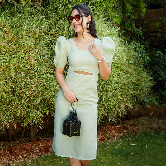 Cutout Midi Dress