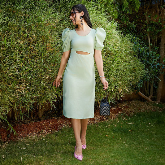 Cutout Midi Dress
